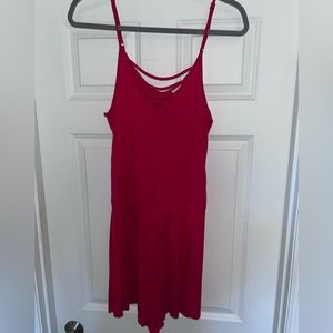 Mossimo supply co. Red romper